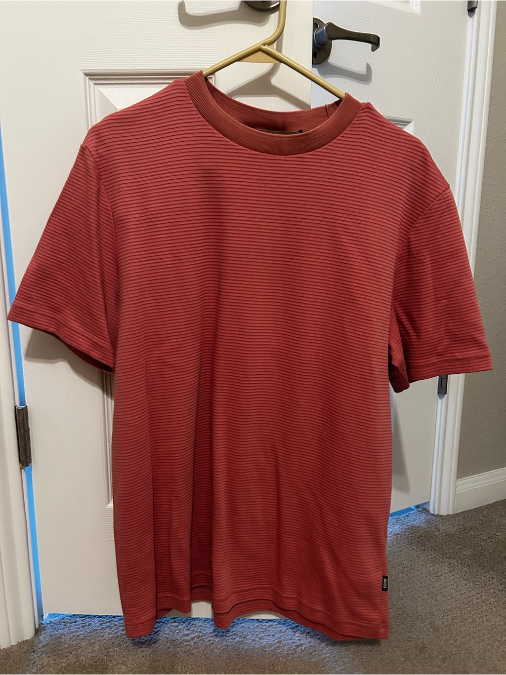 Boss Subtle Stripe Mens Tee Size Large
